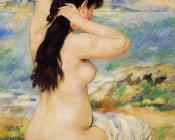 Pierre Auguste Renoir : Nude Fixing Her Hair